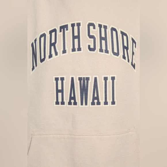Brandy melville oversized cream Christy north shores hawaii hoodie - Picture 5 of 6